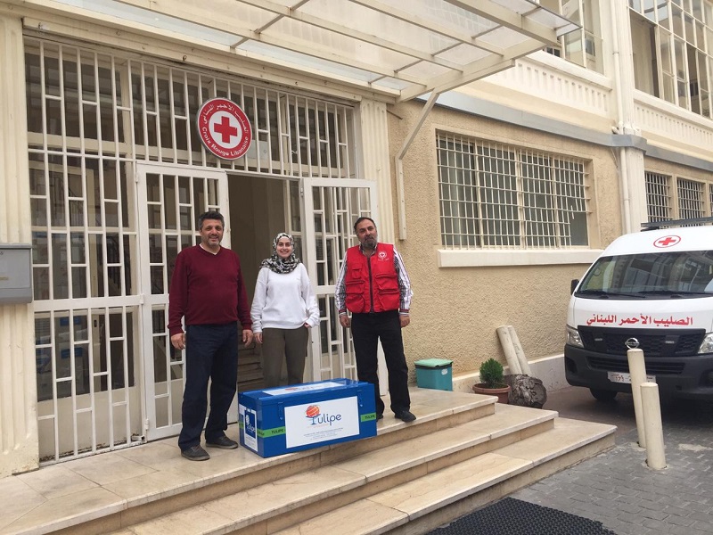 Action de santé au Liban don de médicaments Croix Rouge