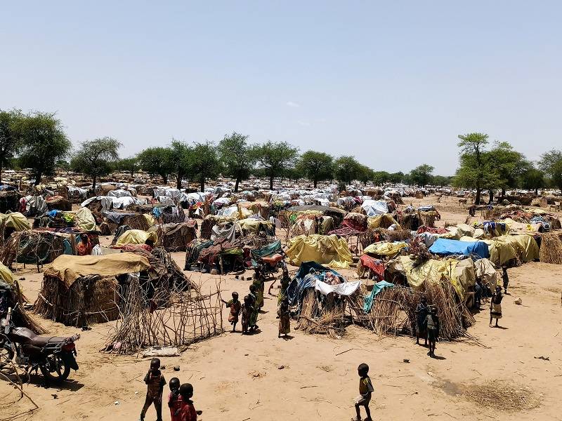 Vue site réfugiés Tchad Addemour, Addemour, 18 juin 2023 @ Action Contre la Faim (1)