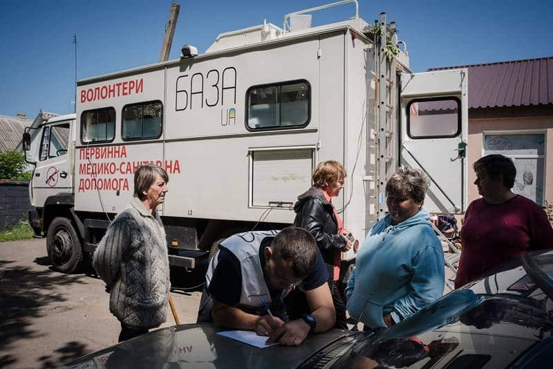 Accès aux soins Ukraine Base UA clinique mobile