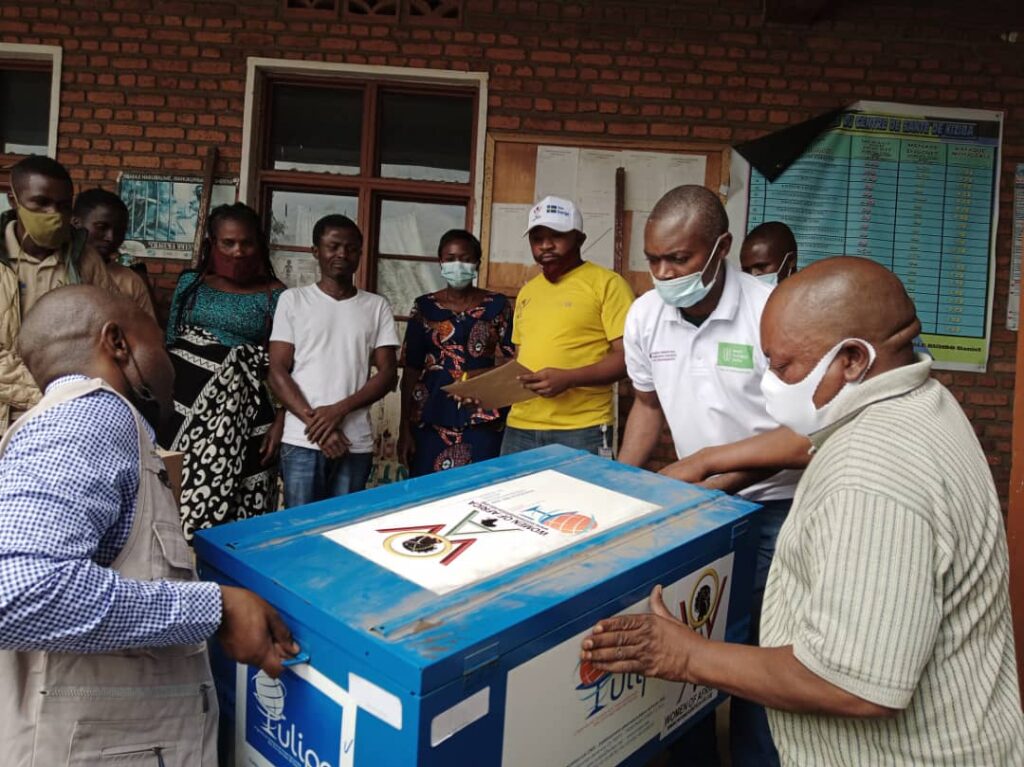 distribution of humanitarian aid in the drc